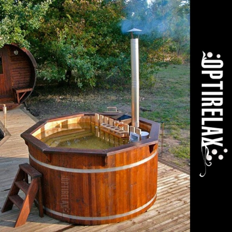 Hot Tub Badefass Polarfichte Vf I Optirelax